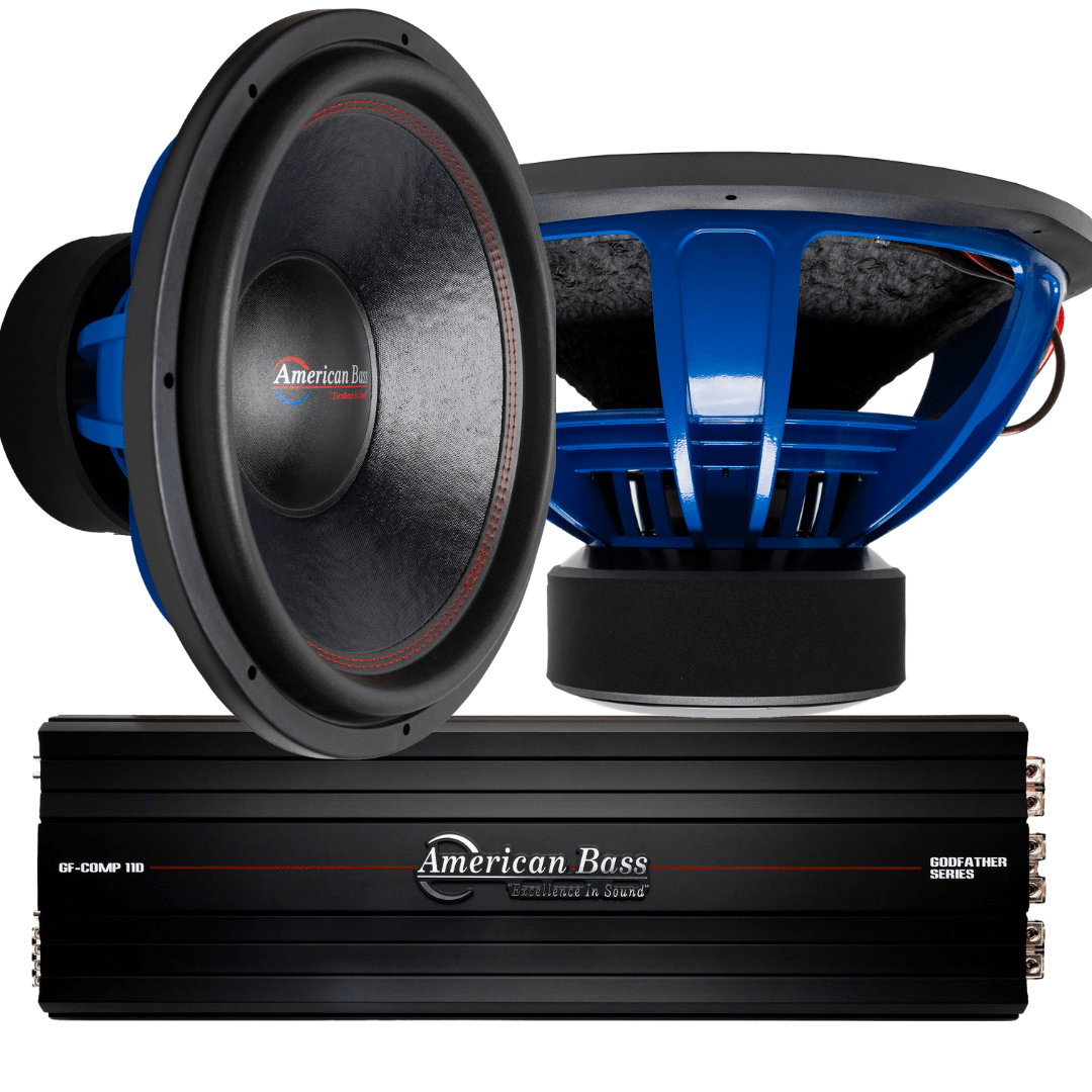 Power Pack: 2 HD 18 Subwoofers + Godfather Comp 11D Amplifier