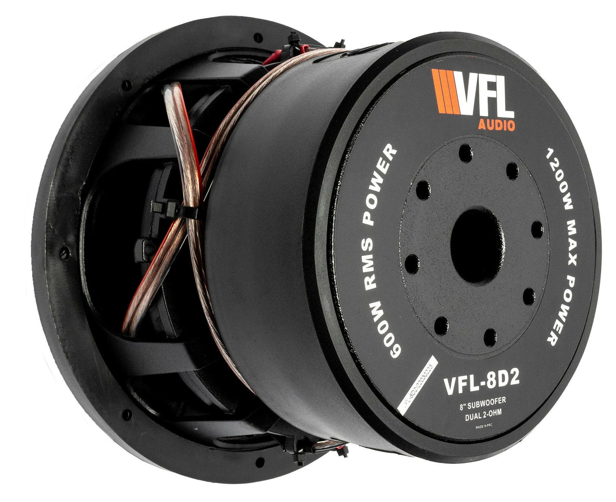 Power Pack: 2 VFL Comp 8D4 V2 Subwoofers + VFL Hybrid 4800.1 Amplifier