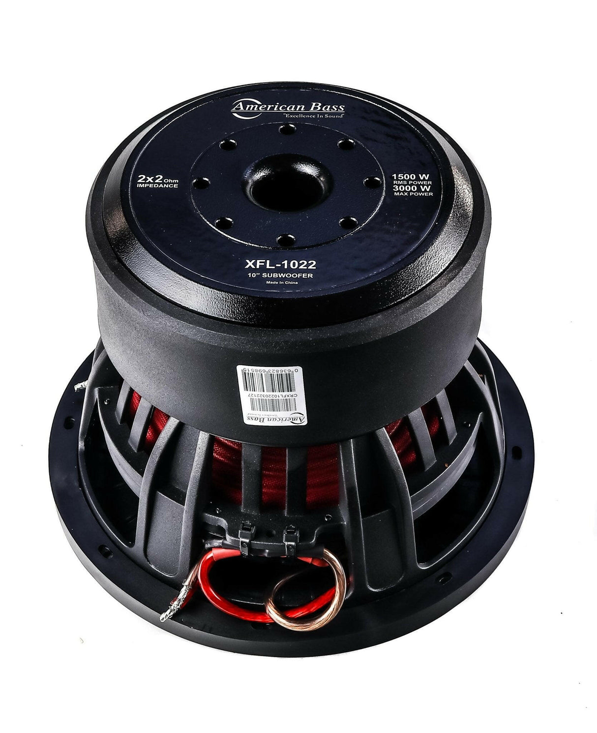 Power Pack: 2 XFL 10” Subwoofers + VFL Stealth 5500.1D Amplifier Bundle