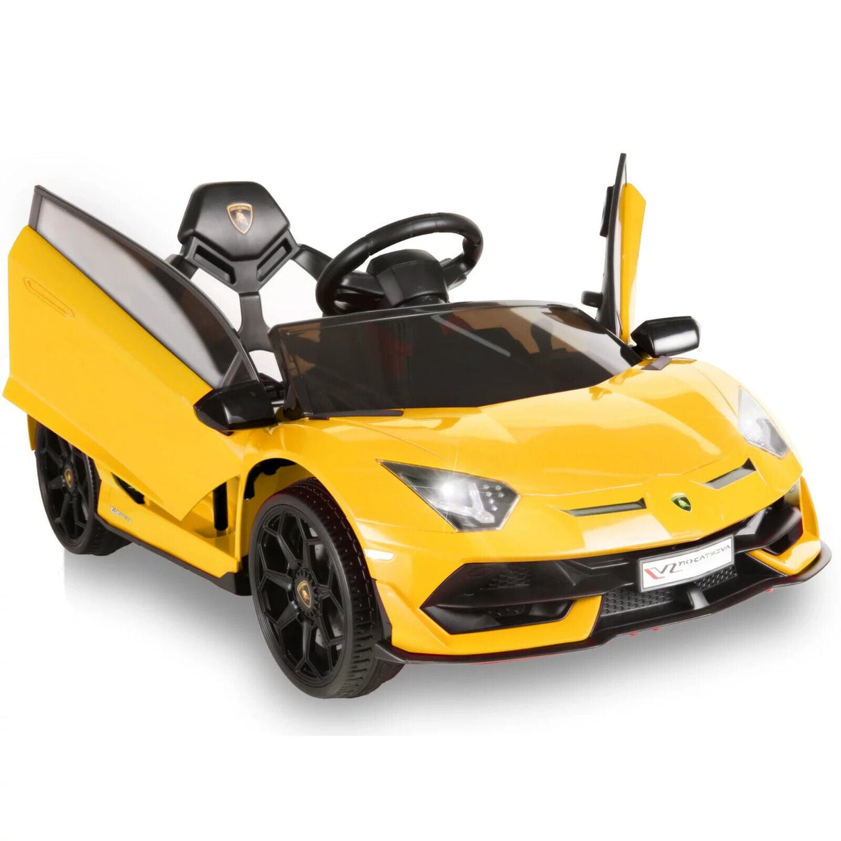 Premium 12V Electric Ride-On Sports Car with Remote Control, 3 Speeds, Sound Effects, LED Lights, and MP3 Compatibility