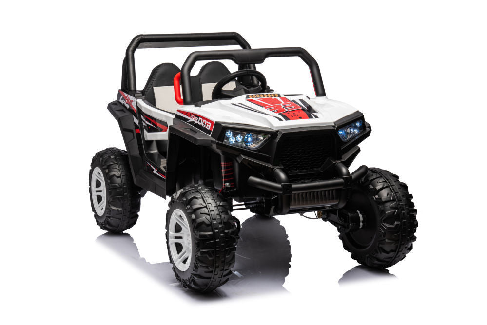 Premium 12V Four-wheel Drive Children's Toy Car with Music and Dual Speed Options