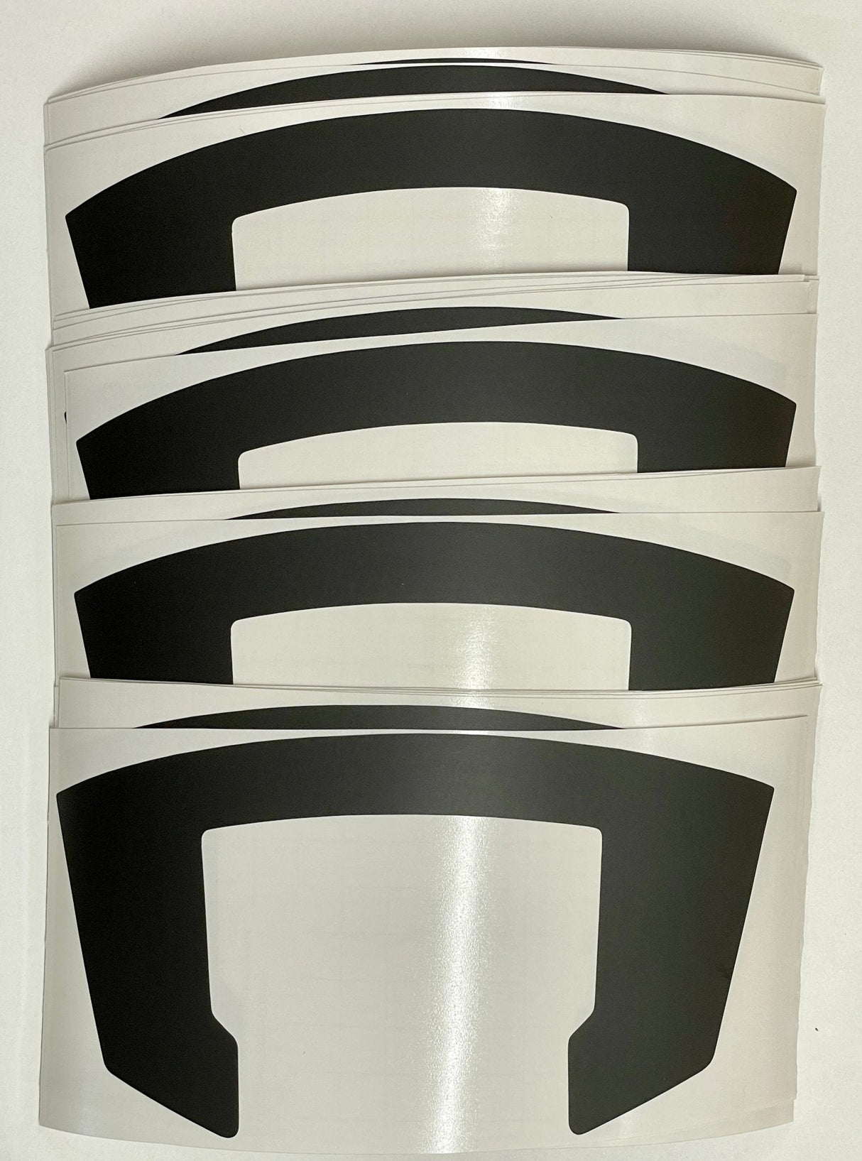 Premium Cast Black Vinyl Decal Overlays for 2022-2023 Frontier 17" Pro4X Wheels