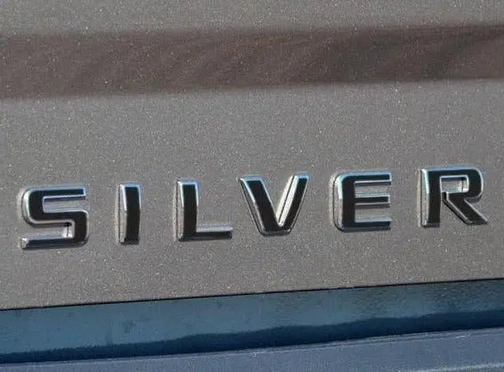Premium Cast Vinyl Decal Letter Inlays for 2007-2018 Silverado Doors and Tailgate TVD Vinyl Decals