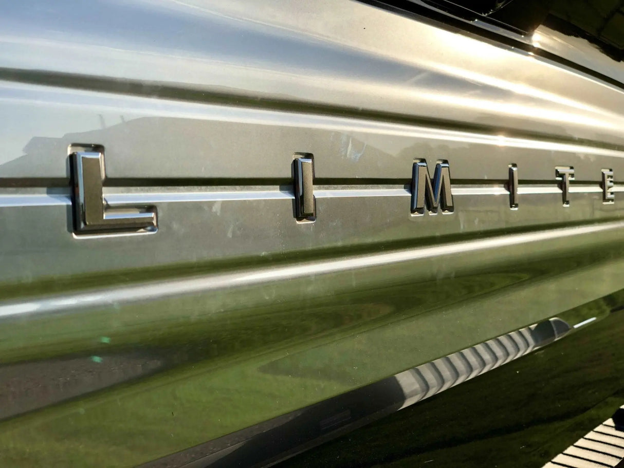 Premium Cast Vinyl Decal Letter Inlays for 2016-2026 F-150 LIMITED Hood and Tailgate TVD Vinyl Decals