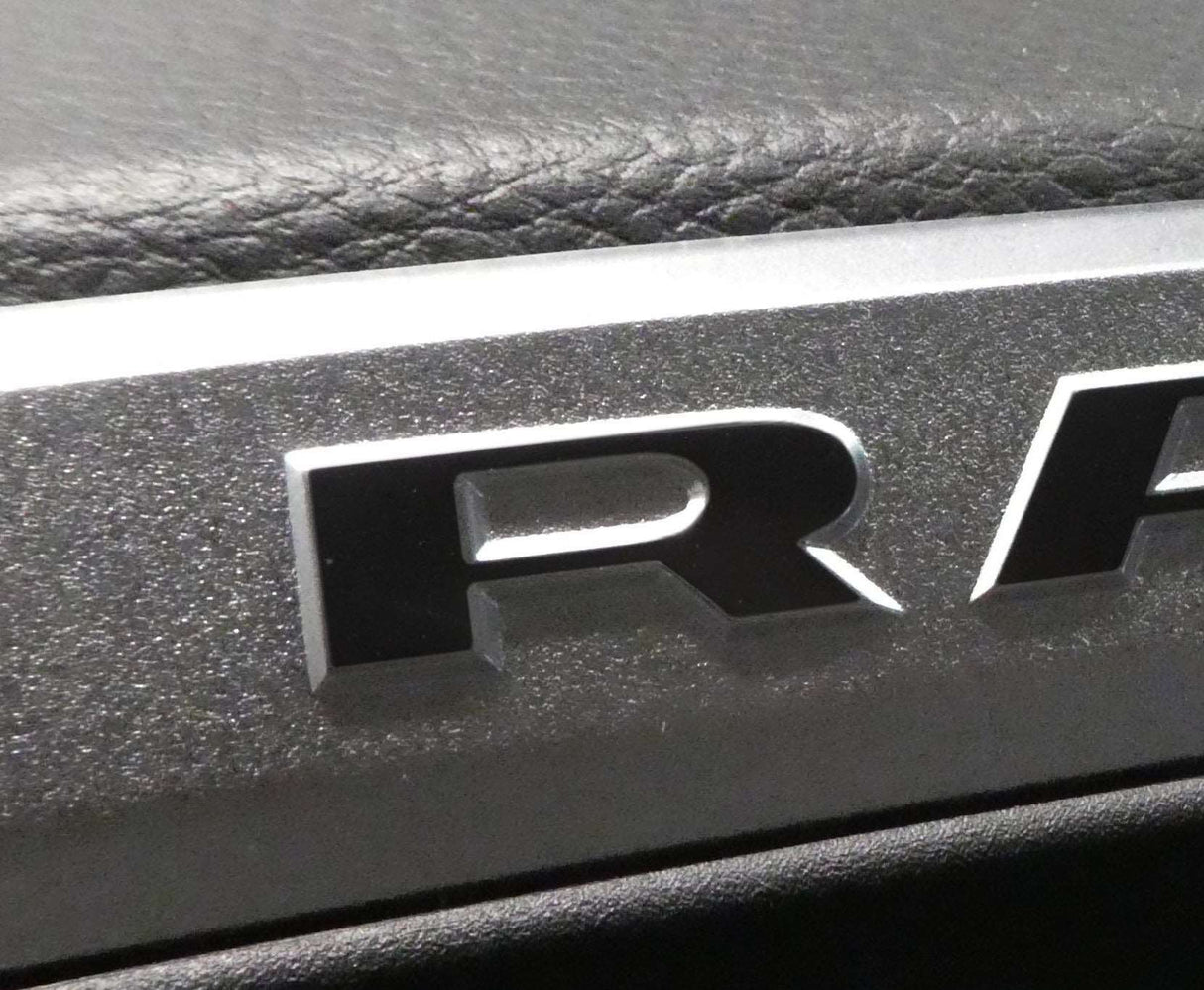 Premium Cast Vinyl Decal Letter Inlays for 2019-2026 RAM Dashboard