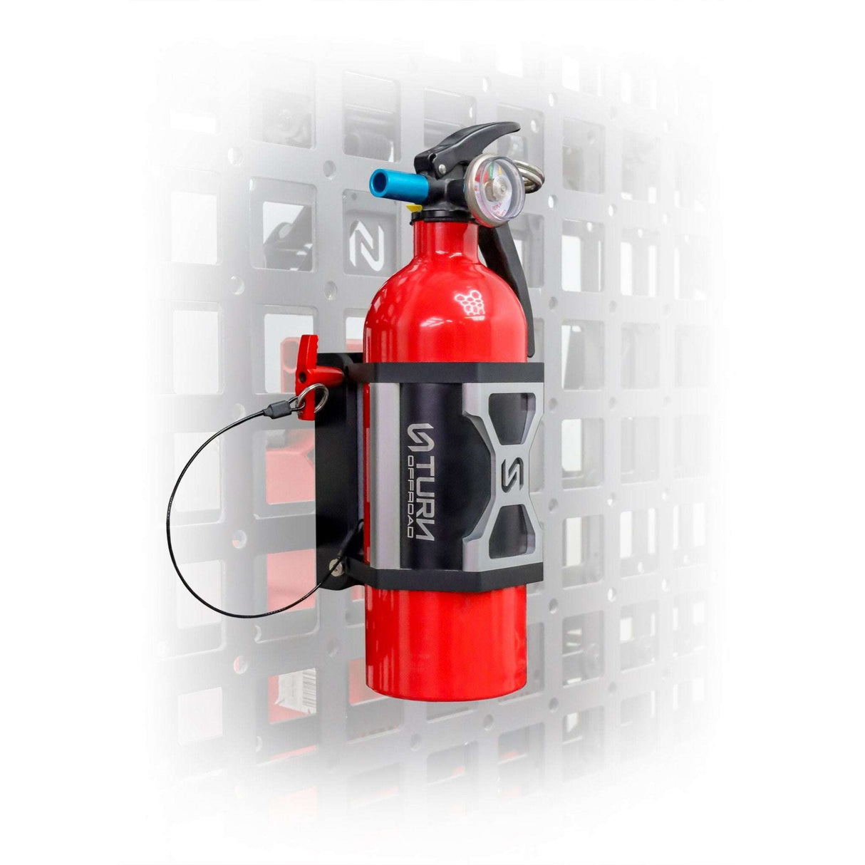 Quick Release Fire Extinguisher Mount | Universal Mount + L-Track Mounting Kit Turn Offroad
