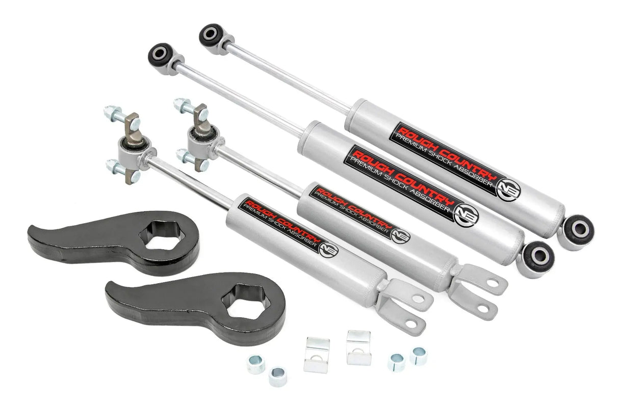 Rough Country 1.5-2 Inch Leveling Kit Chevy/GMC 2500HD/3500HD 2011-2019 9593-config