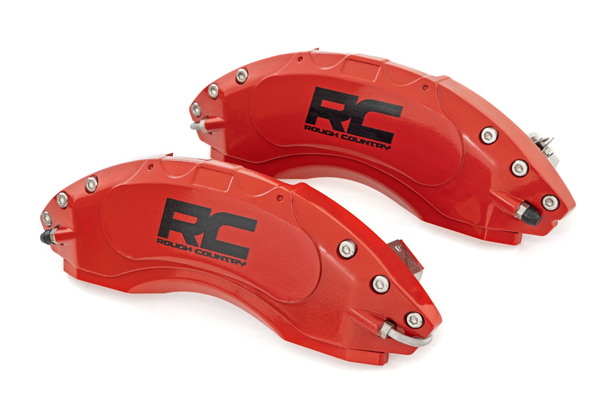 Rough Country Rear Brake Caliper Covers for Jeep Wrangler JL
