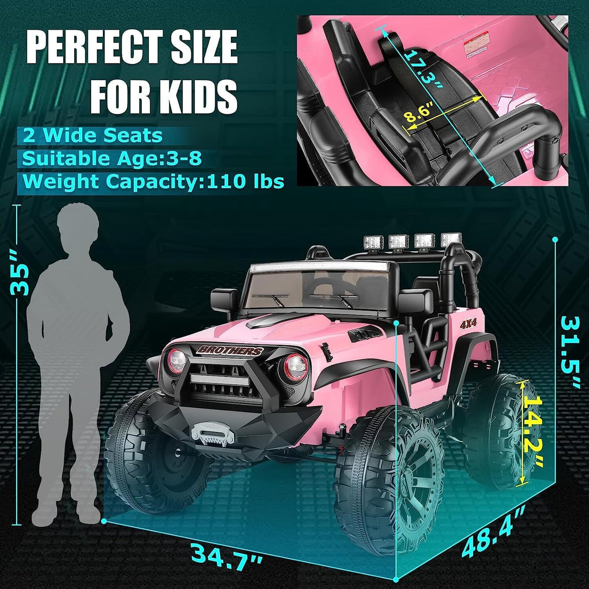 Remote Control Lamborghini Electric Ride-On Car for Kids 24/12V