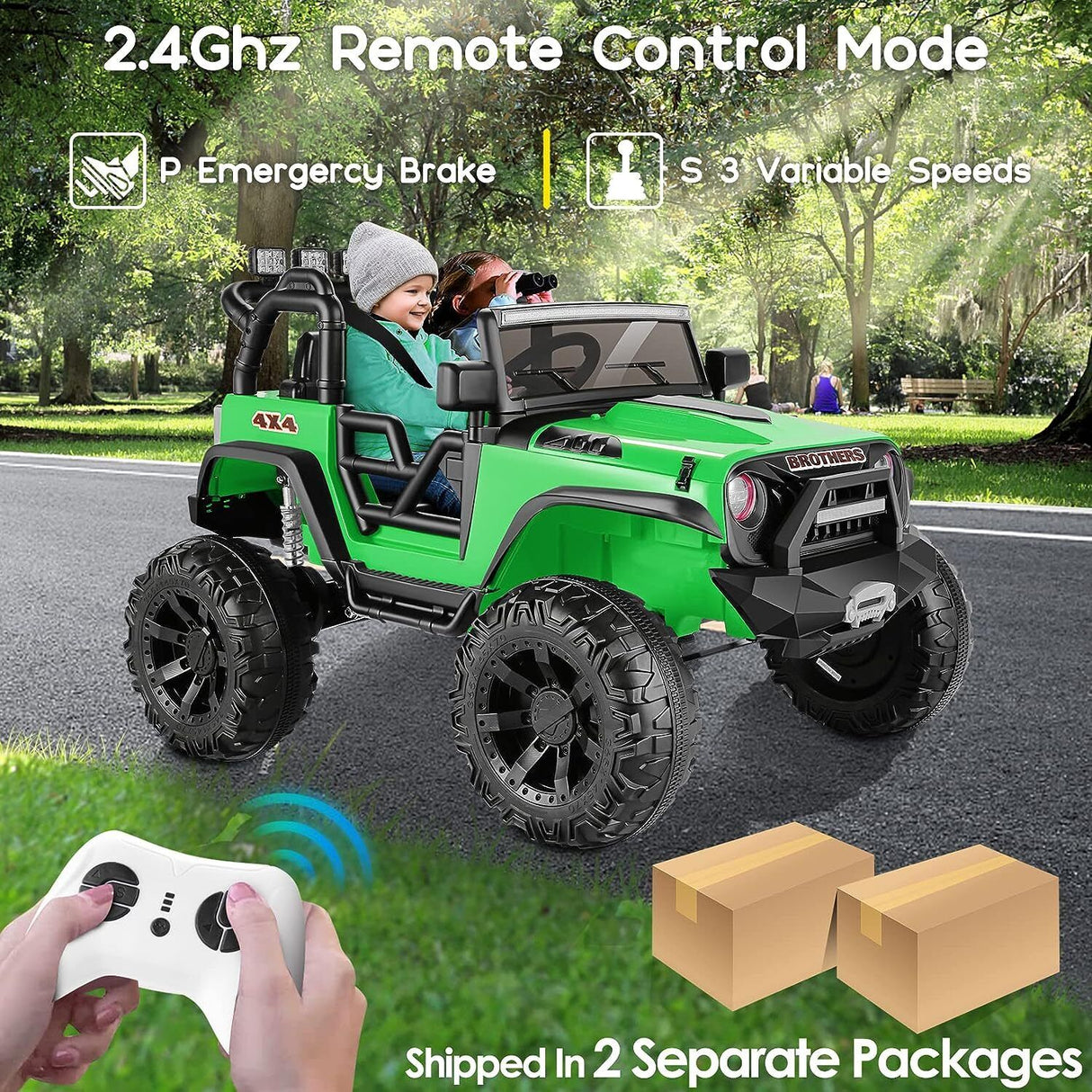 Remote Control Lamborghini Electric Ride-On Car for Kids 24/12V