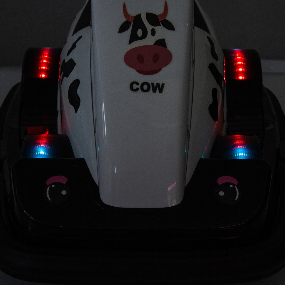 Ride-On Motorized Bumper Car with Integrated System and Cute Design for Ages 3-5