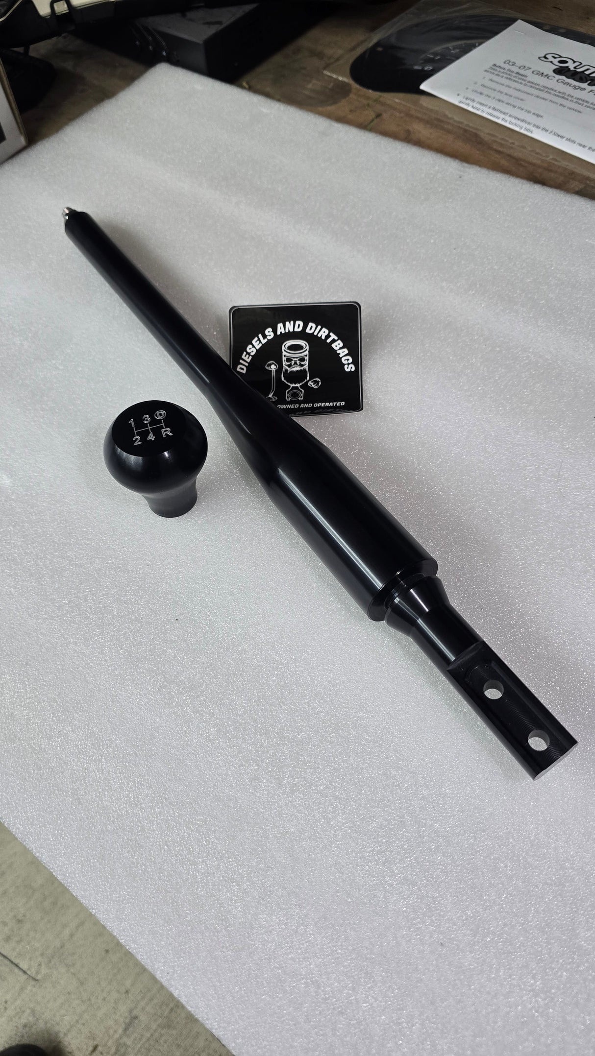 Diesels and Dirtbags ZF5/ZF6 Billet Shifter Arm - 1987-2003 Ford F-Series & Bronco Diesels and Dirtbags
