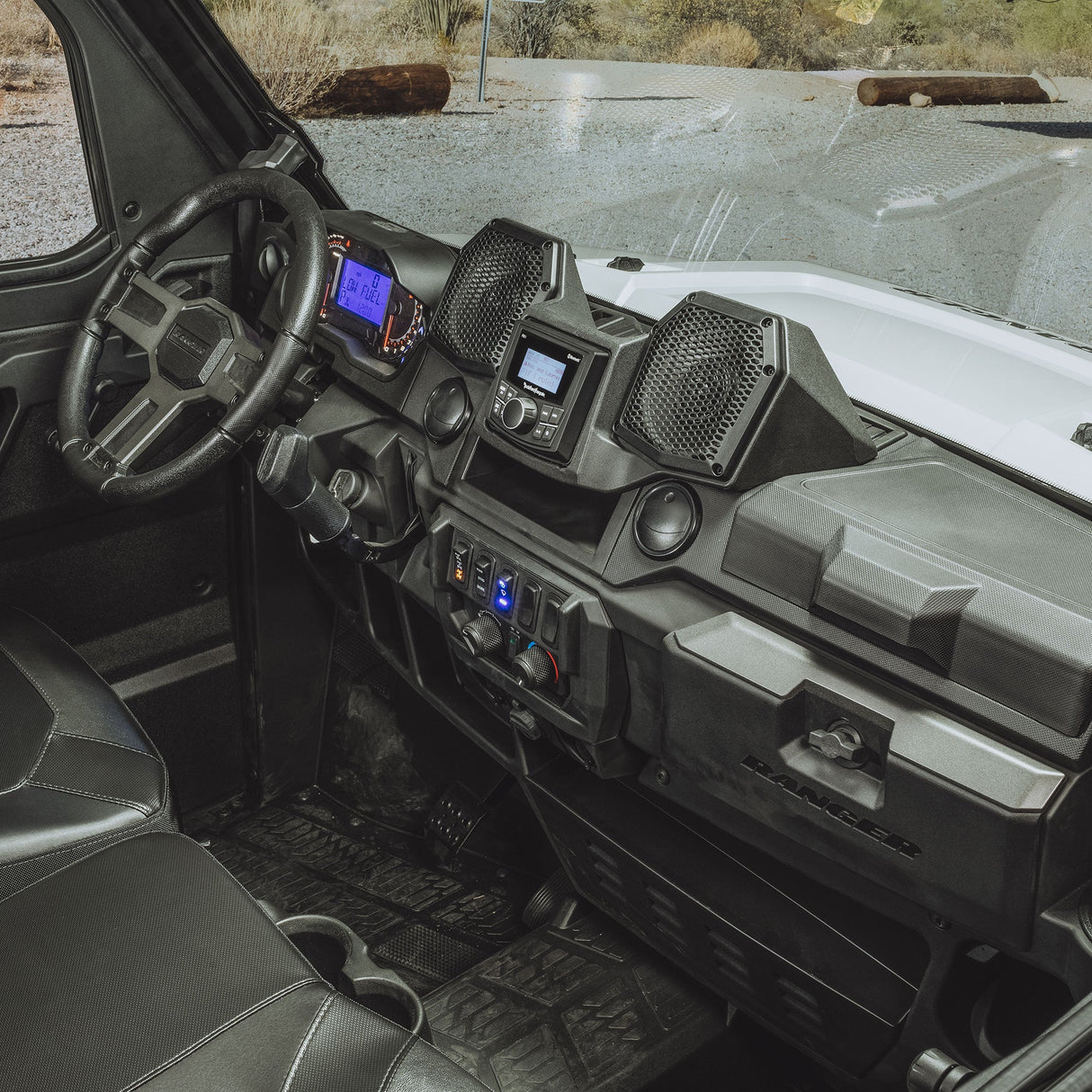 Polaris Ranger Rockford Fosgate All-In-One Dash Audio Kit (STG1)