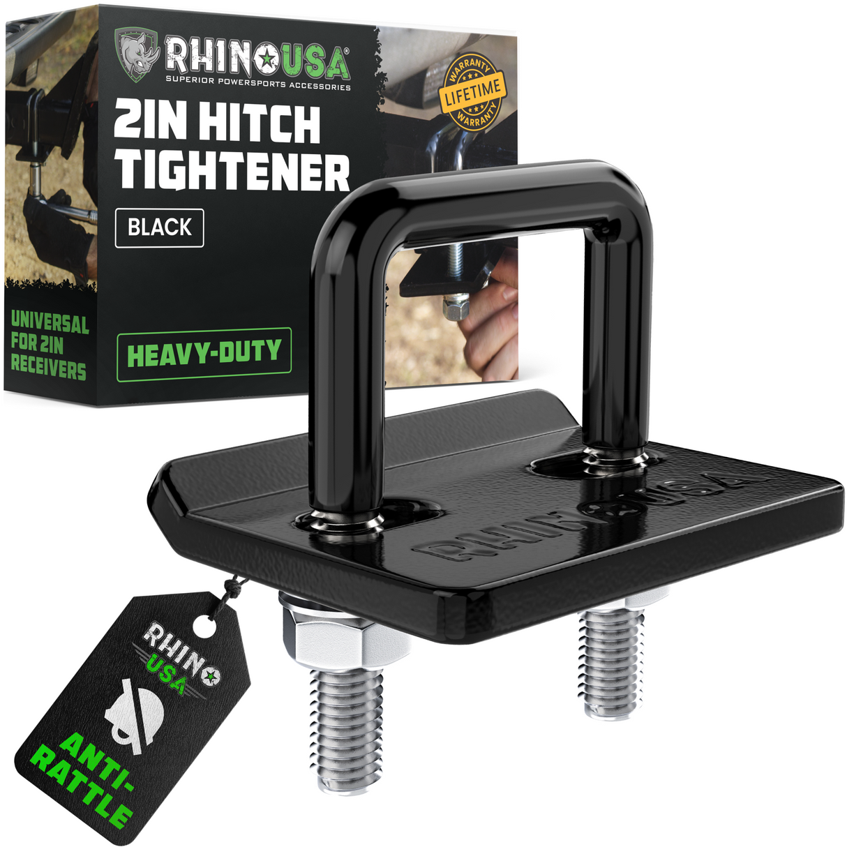 Anti-Rattle Hitch Tightener
