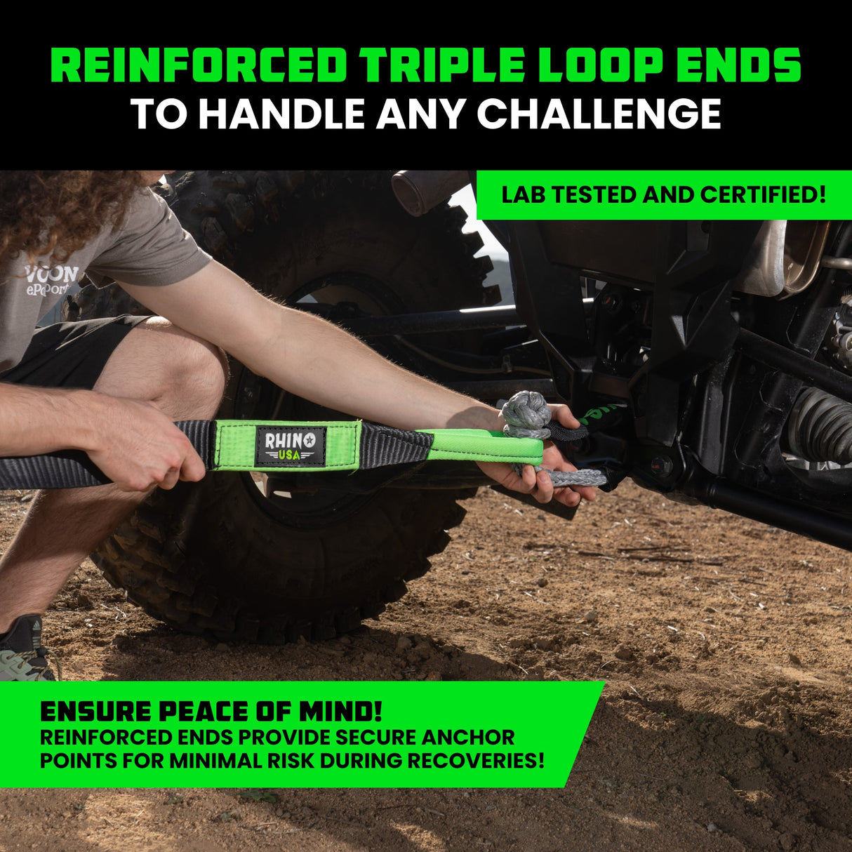 2" x 20' Ultimate Recovery Tow Strap