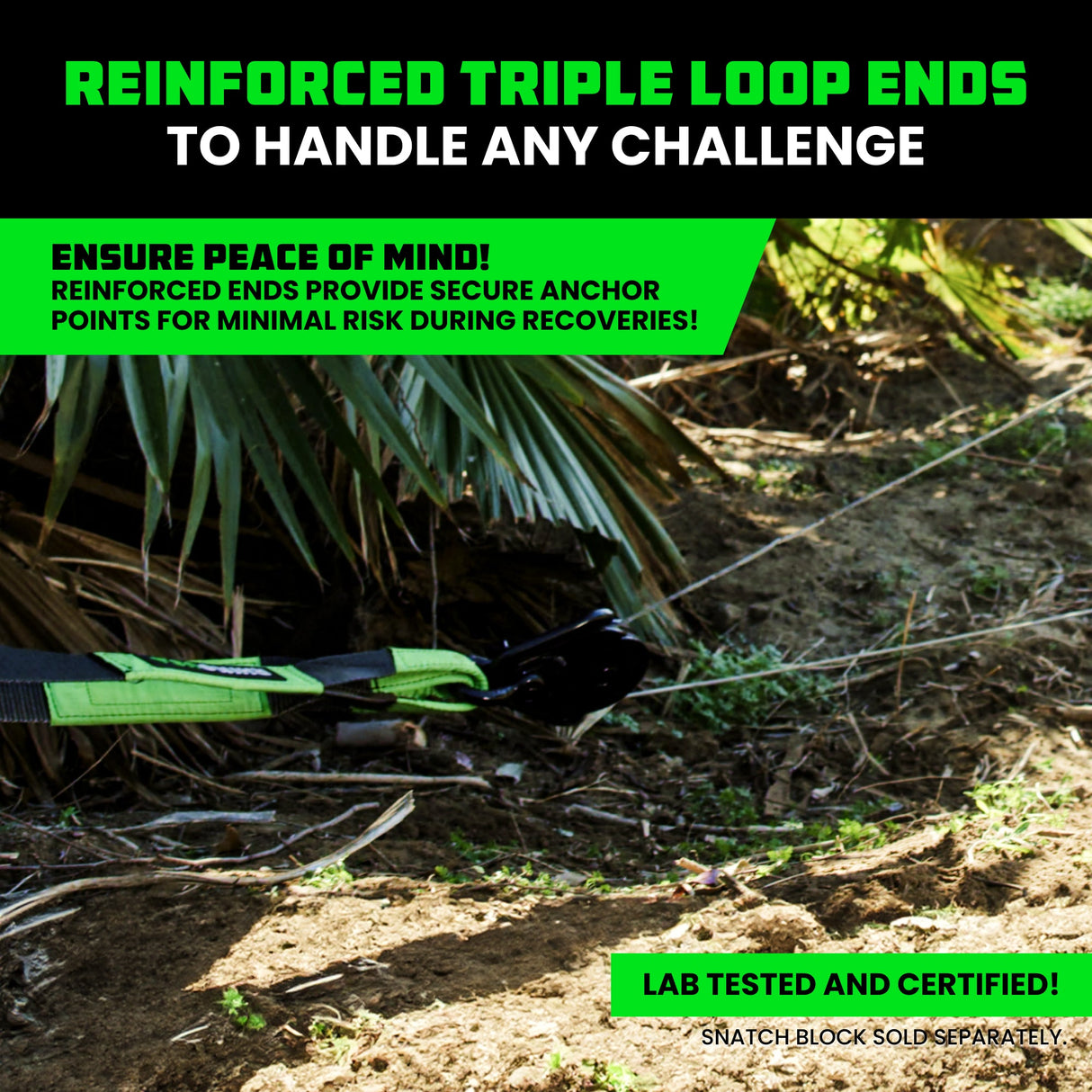 3" x 8' Recovery Tree Saver Strap