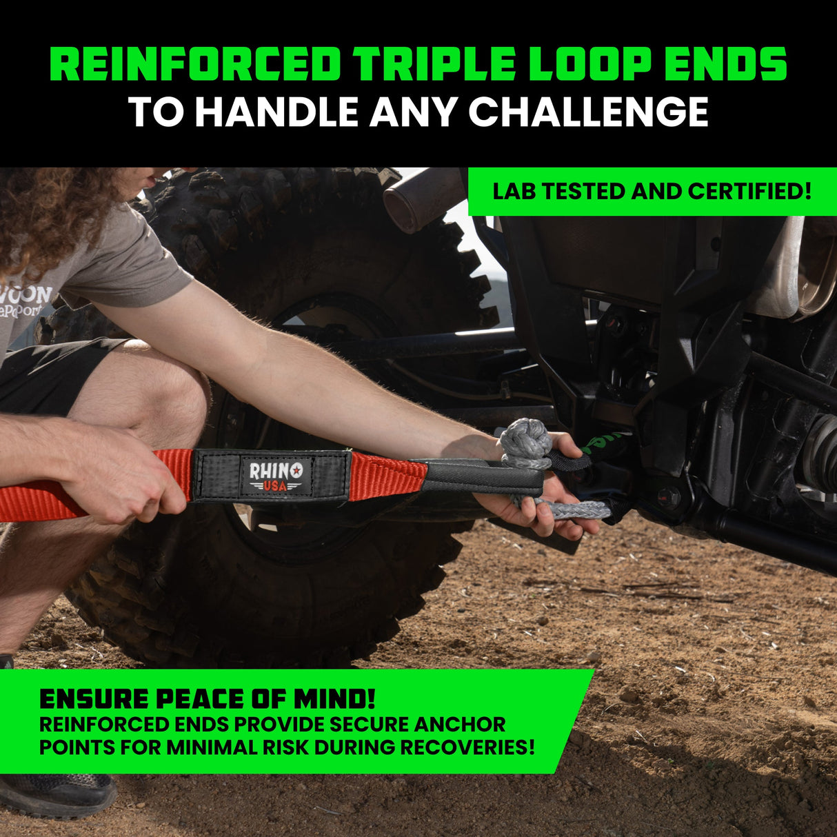 2" x 20' Ultimate Recovery Tow Strap