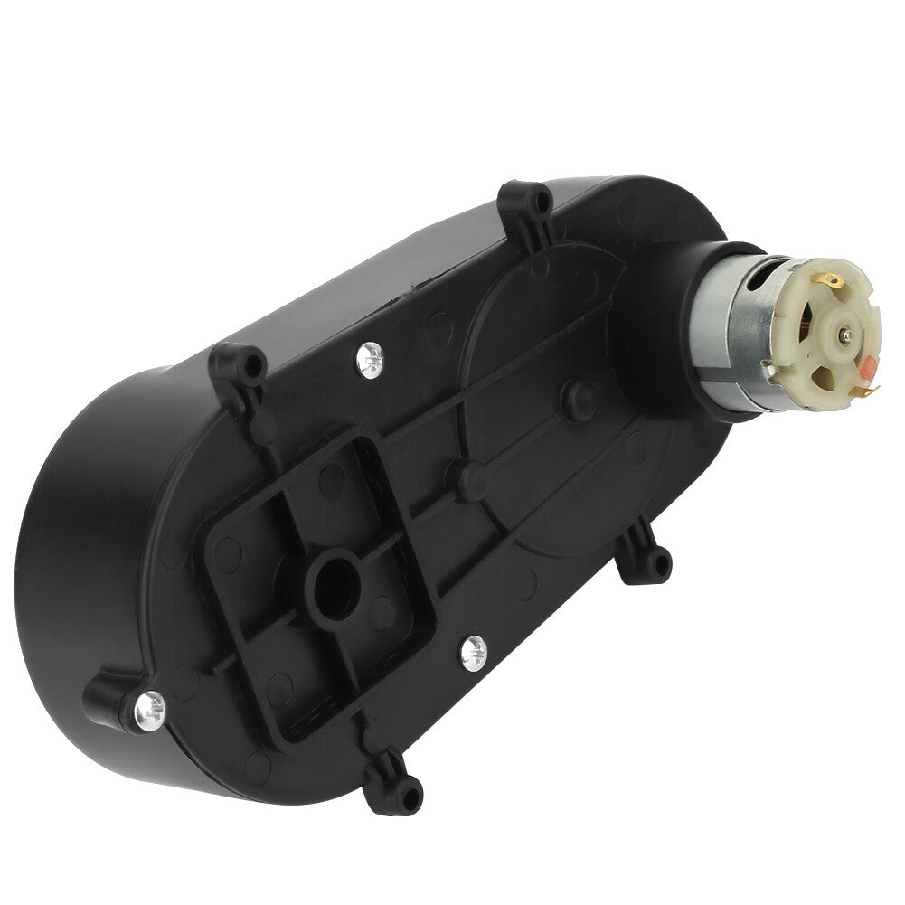 12V RS380 Electric Motor Gearbox 5600RPM with Steering Gear for Kids' Toy Car