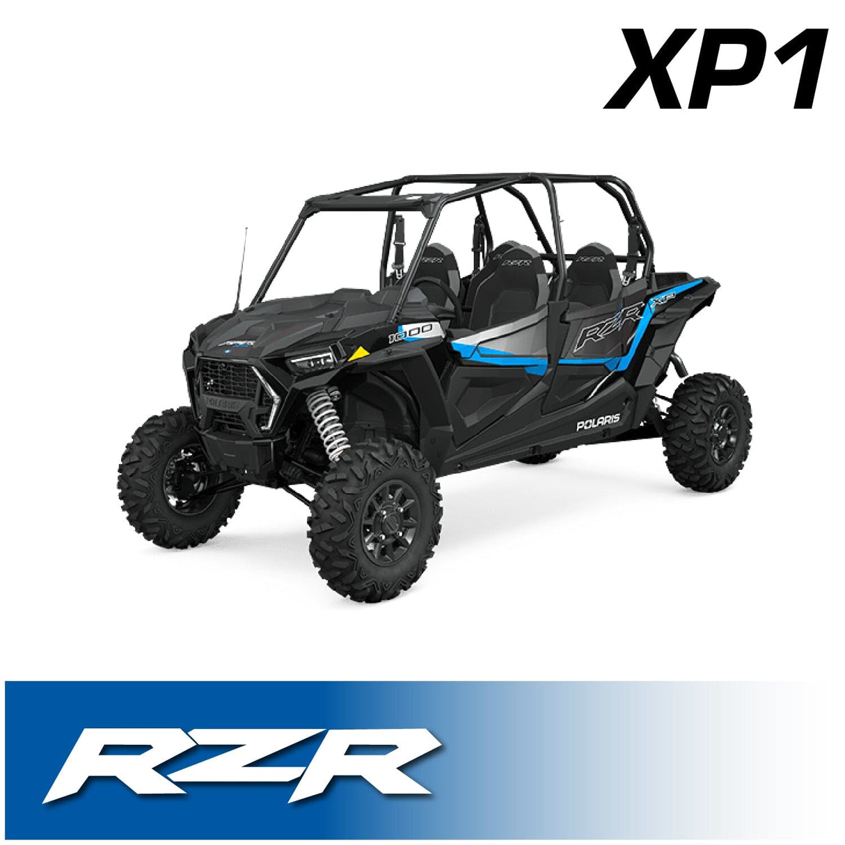 Polaris RZR XP 1000 – Complete Communication Kit with Bluetooth Intercom and 2-Way Radio