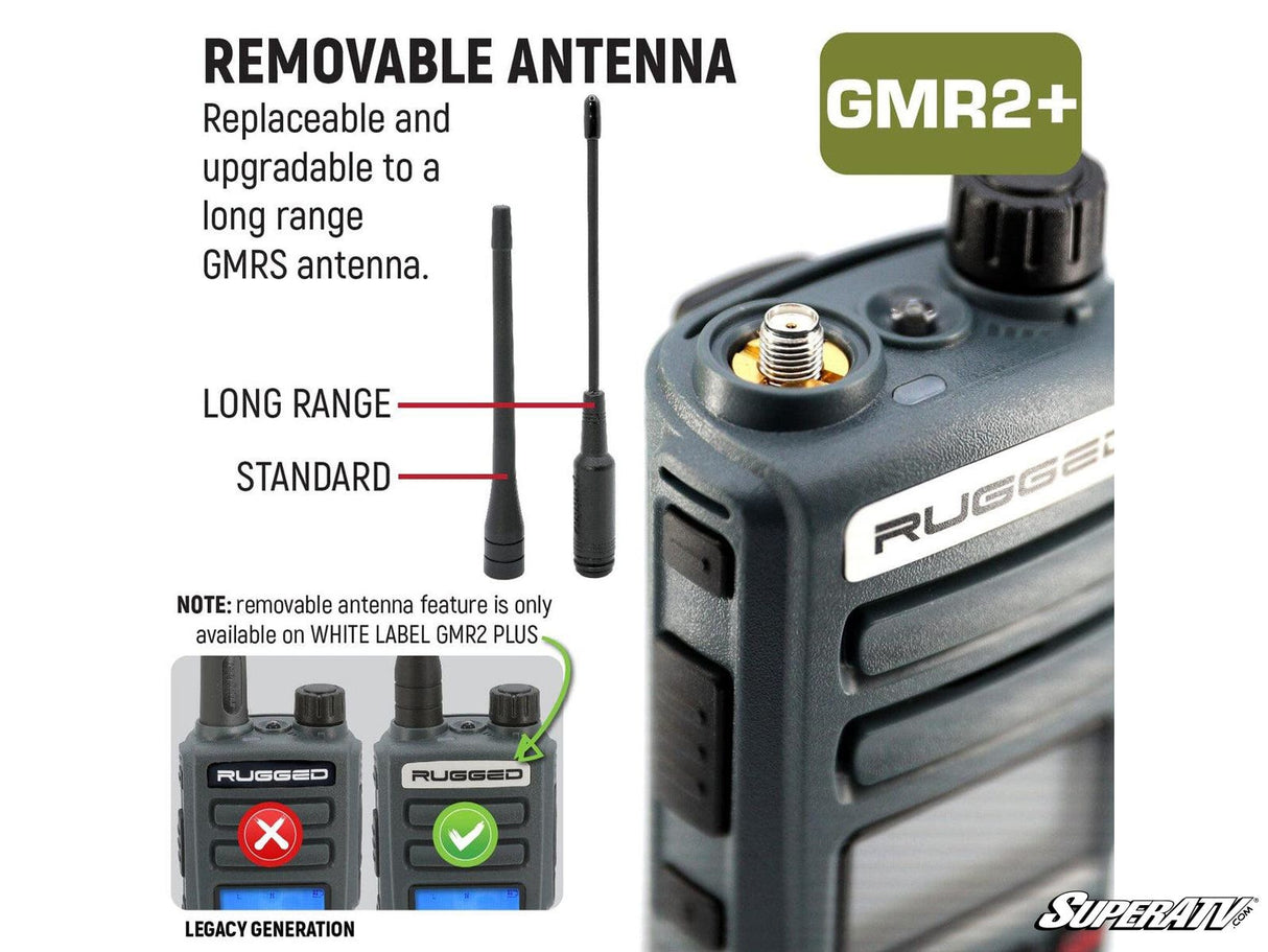 Rugged Radios Rugged GMR2 PLUS GMRS and FRS Two-Way Handheld Radio