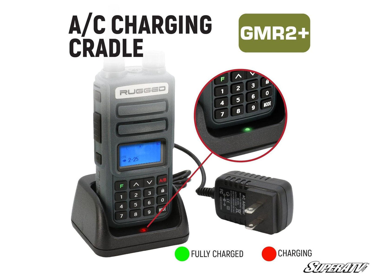 Rugged Radios GMR2 PLUS GMRS and FRS Two-Way Handheld Radio