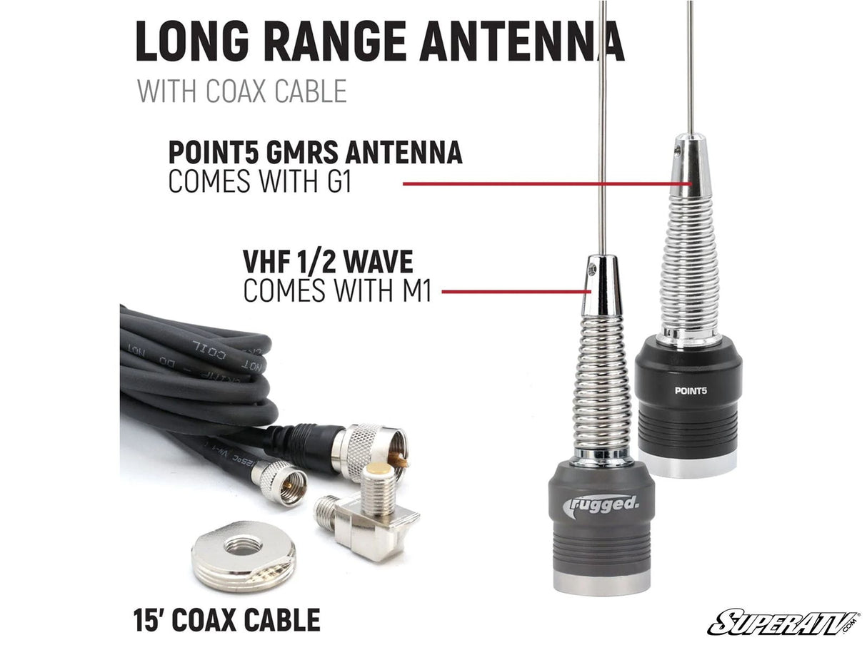 Rugged Radios STX STEREO Master Communication Kit with Intercom and Radio