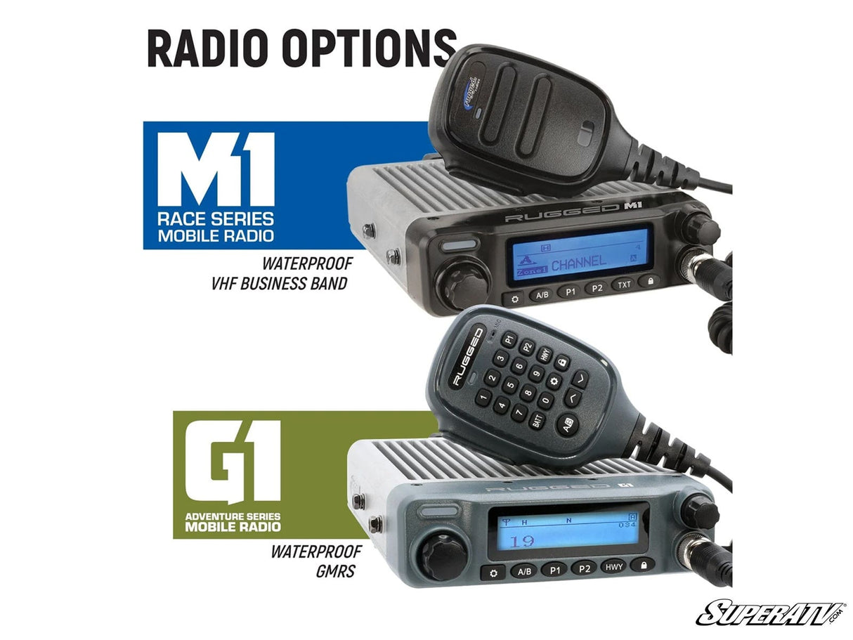 Rugged Radios STX STEREO Master Communication Kit with Intercom and Radio