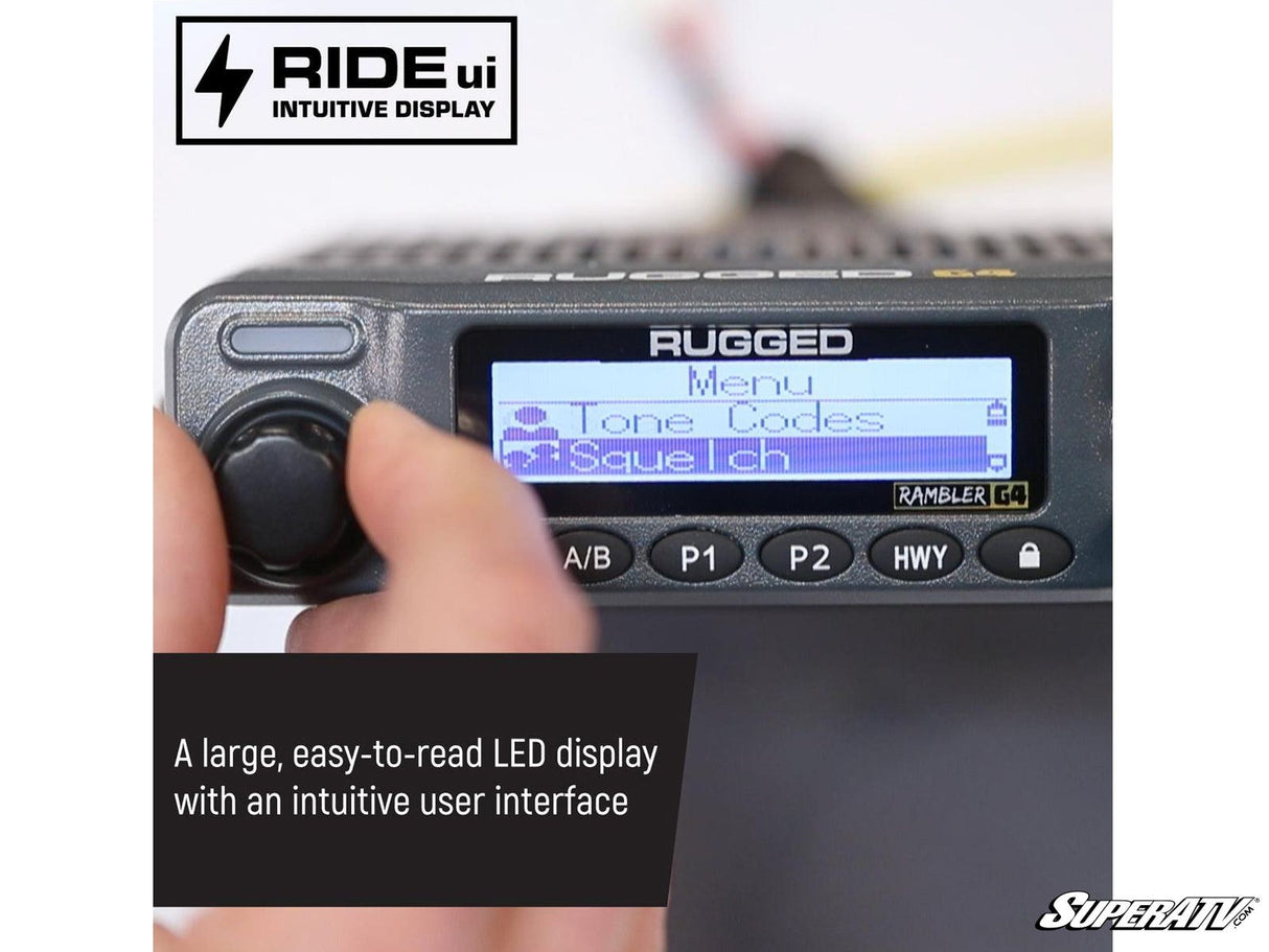 Rugged Radios Rambler G4 GMRS Band Mobile Radio Kit Lite