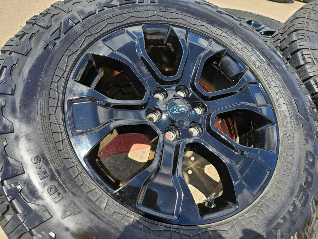 20" Ford F-150 PLATINUM OEM rim wheel 10348 Expedition FALKEN A/T4 35" Texas Truck Tire