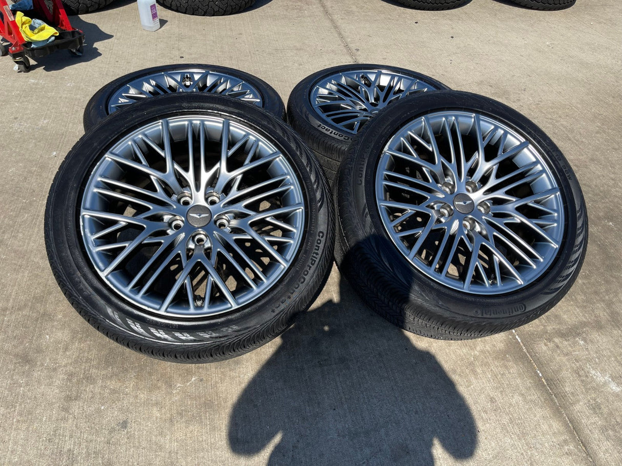 19" Hyundai Genesis G70 G80 G90 OEM 71020 71021 wheels rims tires Texas Truck Tire