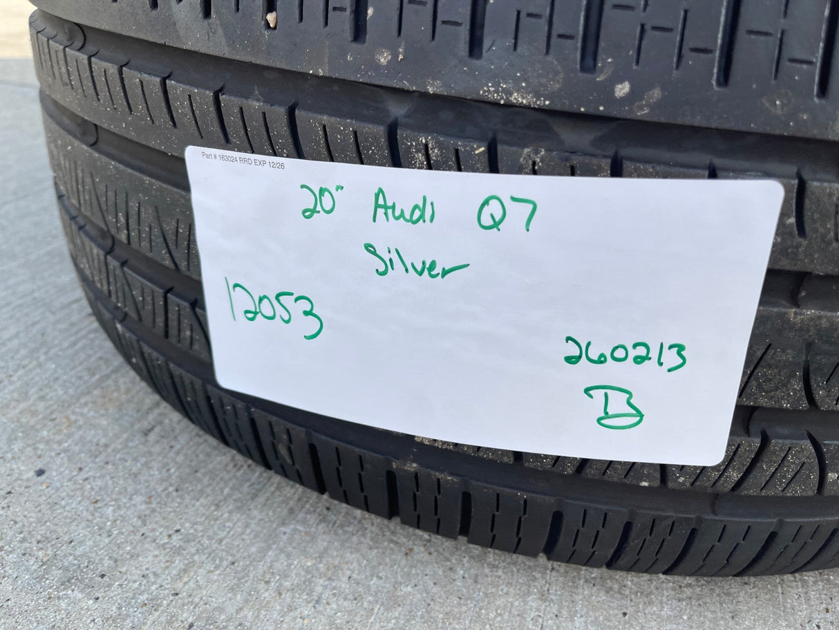 20" Audi Q7 OEM wheels rims Q8 RS S VW Atlas 12053 tires 2022 2023 2024 2025 Texas Truck Tire