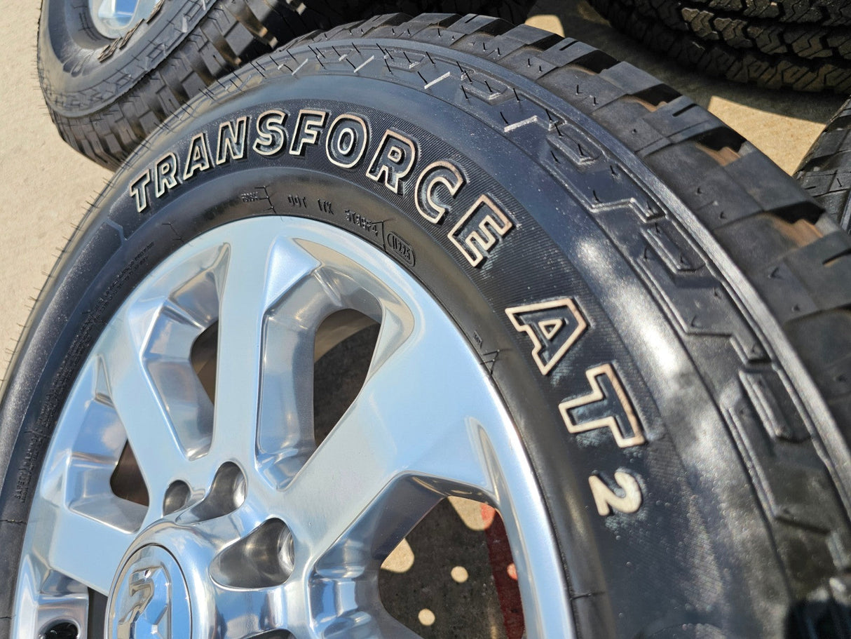 20" Dodge Ram 2500 3500 LARAMIE OEM 2700 wheels rims tires 2024 2025 2026 NEW Texas Truck Tire