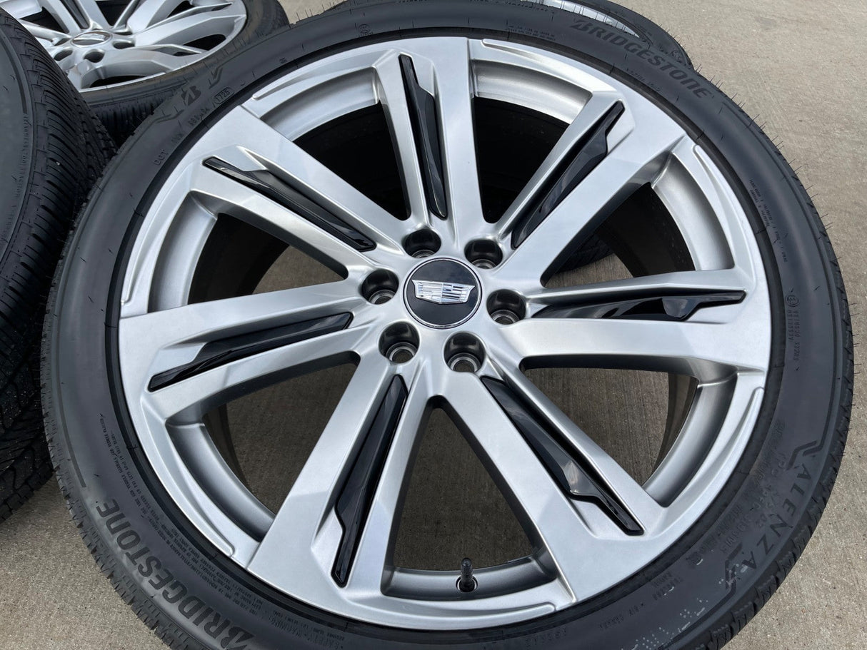 24" Cadillac Escalade V OEM wheels rims 2023 2024 2025 2026 NEW BRIDGESTONE Texas Truck Tire