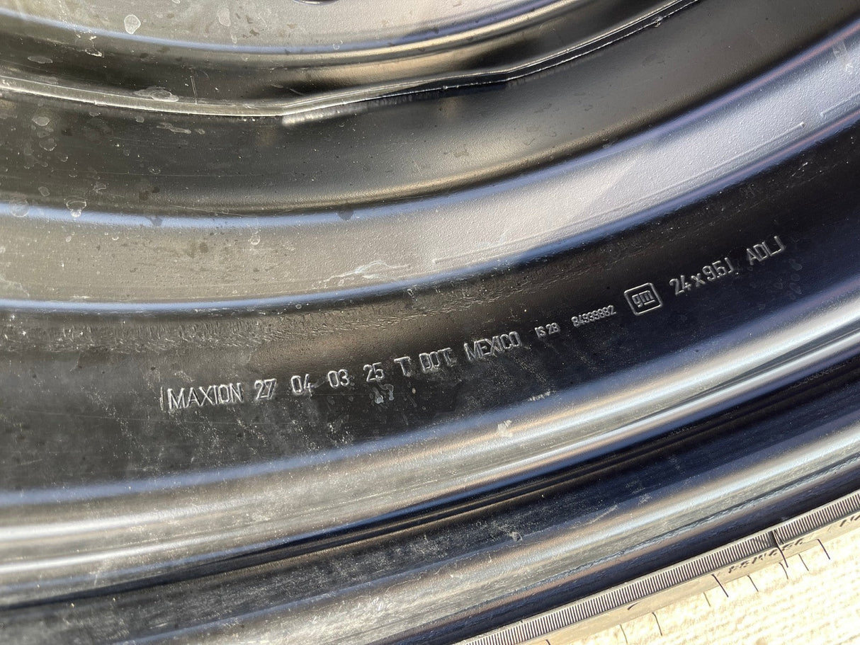 24" Chevy GMC Transport Steel OEM wheel rim Sierra Silverado Escalade 2026 NEW Texas Truck Tire