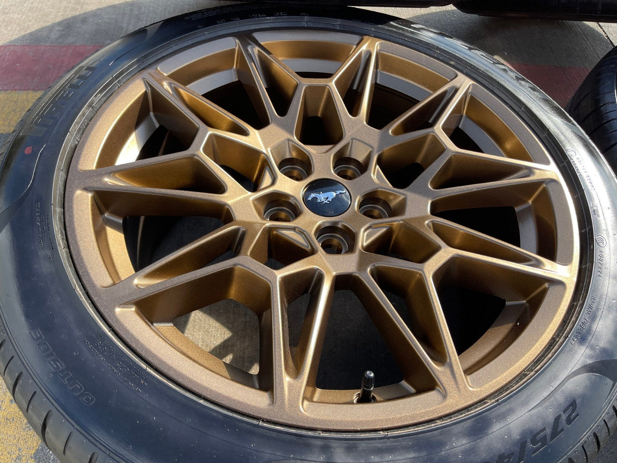19" Ford Mustang GT Track Pack OEM 10600 10603 Bronze wheels rims 2025 2026 NEW Texas Truck Tire