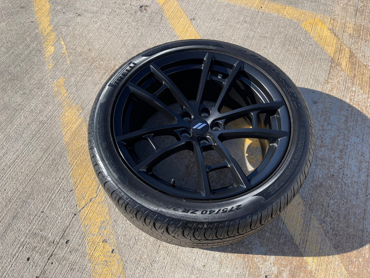 (1) 20" Dodge Charger SRT HELLCAT OEM 2605 2715 wheel rim tire spare PIRELLI Texas Truck Tire