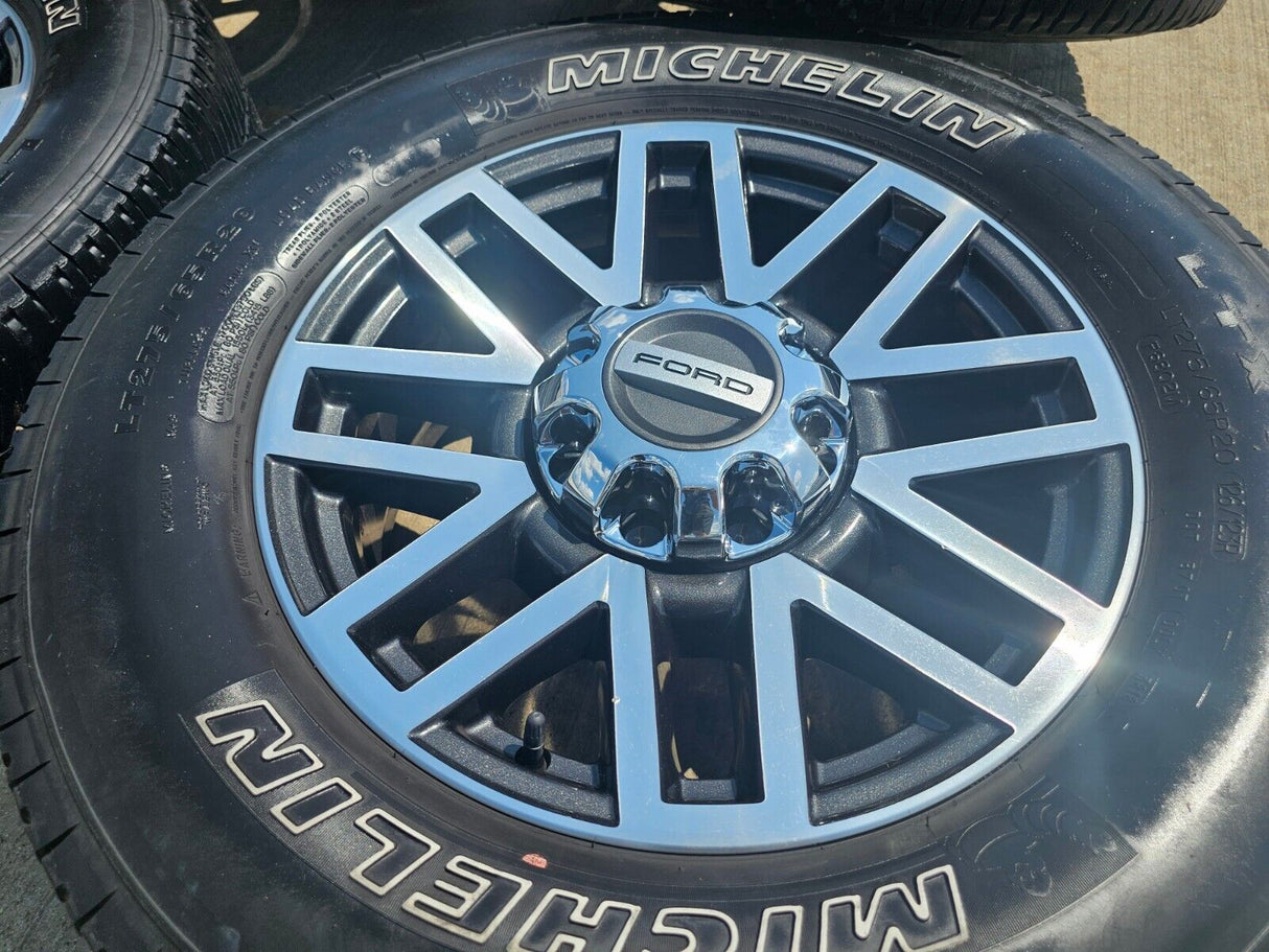 20" Ford F-250 F-350 OEM 10104 rims wheels 2017 2018 2019 2021 2022 2023 2024 Texas Truck Tire