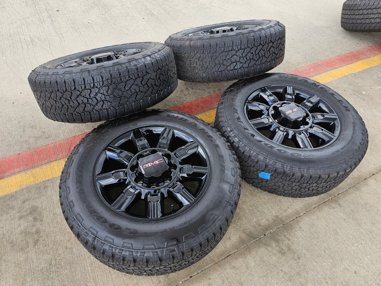 20" GMC Sierra DENALI 2500 3500 OEM 14137 5963 wheels rims Silverado 2025 NEW Texas Truck Tire