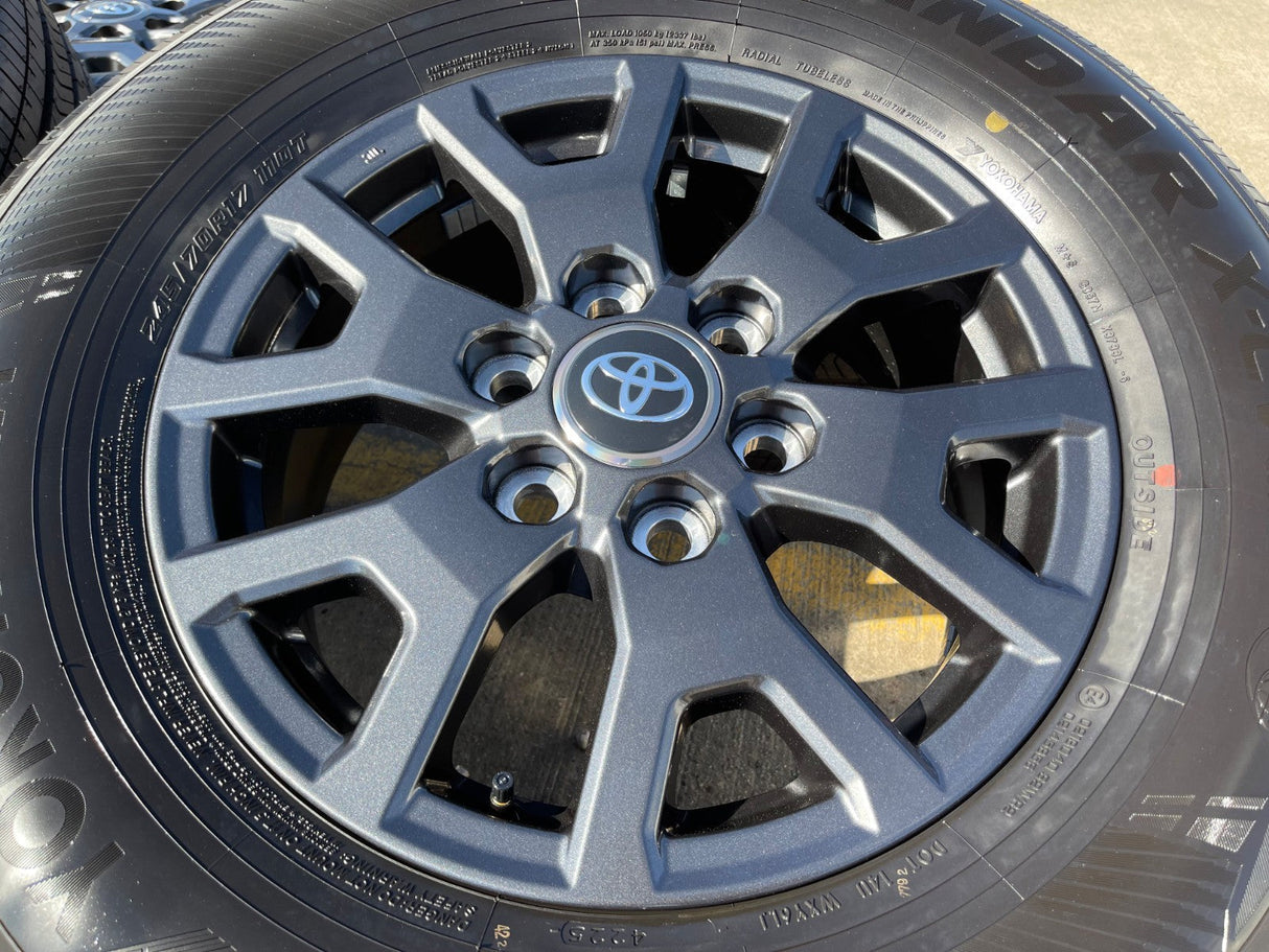 17" Toyota 4Runner Tacoma TRD OEM 94254 10637 wheels rims 2024 2025 2026 NEW Texas Truck Tire