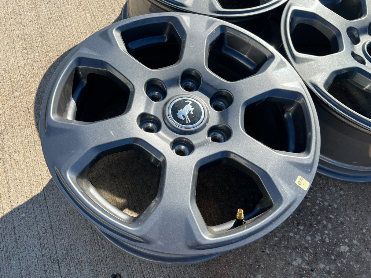 (5) 17" Ford Bronco 2023 2024 2025 2026 wheels rims 10384 OEM Ranger GRAY NEW Texas Truck Tire