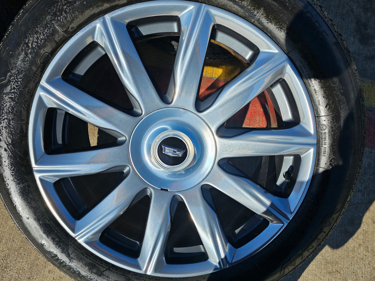 22" Cadillac Escalade Platinum OEM 95078 wheels rims 2023 2024 2025 2026 Texas Truck Tire