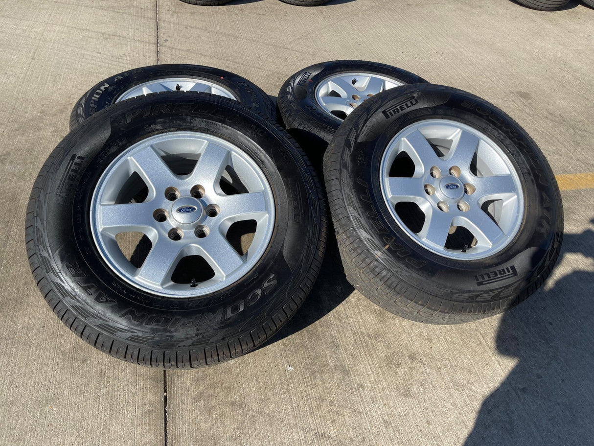 17" Ford F-150 Expedition OEM rims wheels 3661 tires NEW PIRELLI A/T Texas Truck Tire