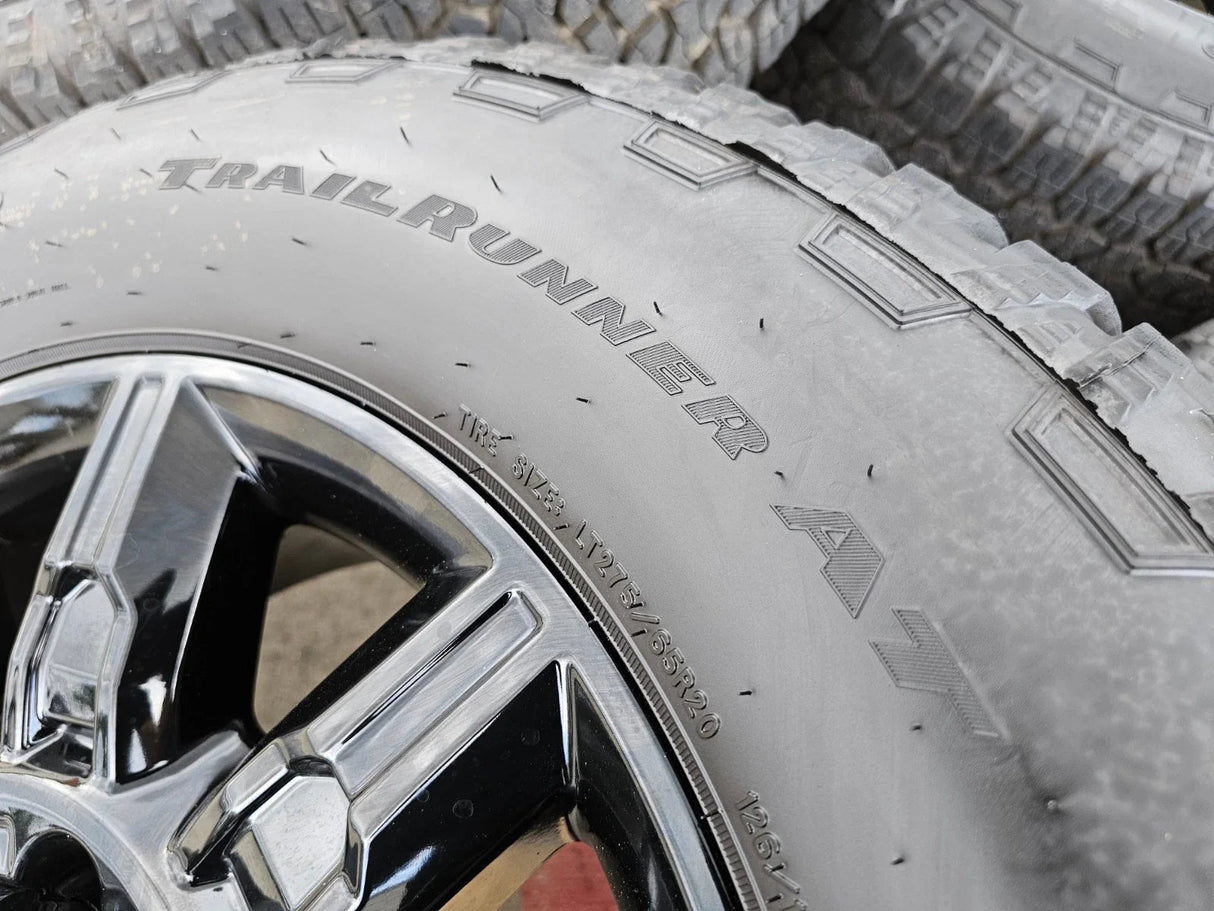 20" GMC Sierra DENALI 2500 3500 OEM 14137 5963 wheels rims Silverado 2025 NEW Texas Truck Tire