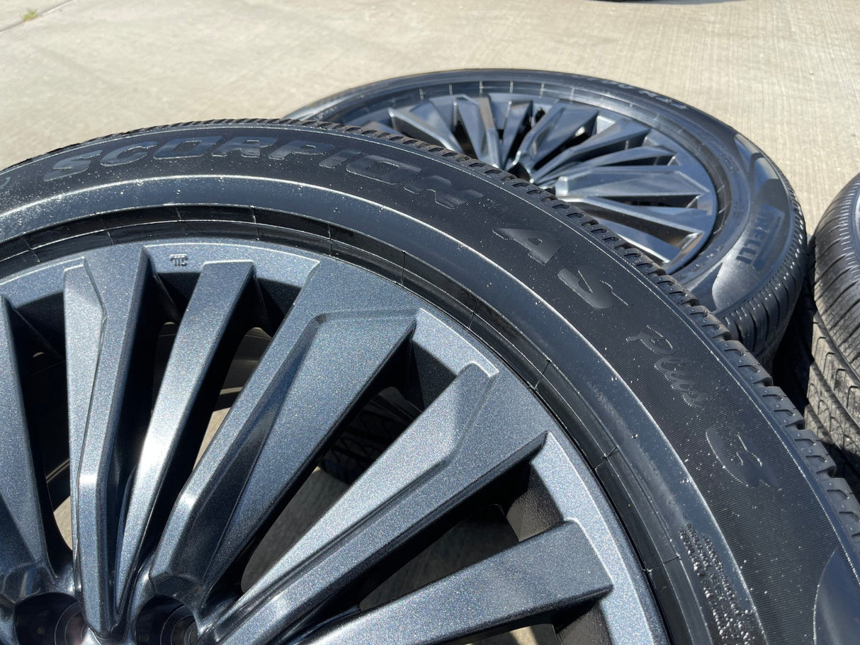 22" Infiniti QX80 QX56 Nissan Titan Armada OEM 94236 wheels rims PIRELLI NEW Texas Truck Tire