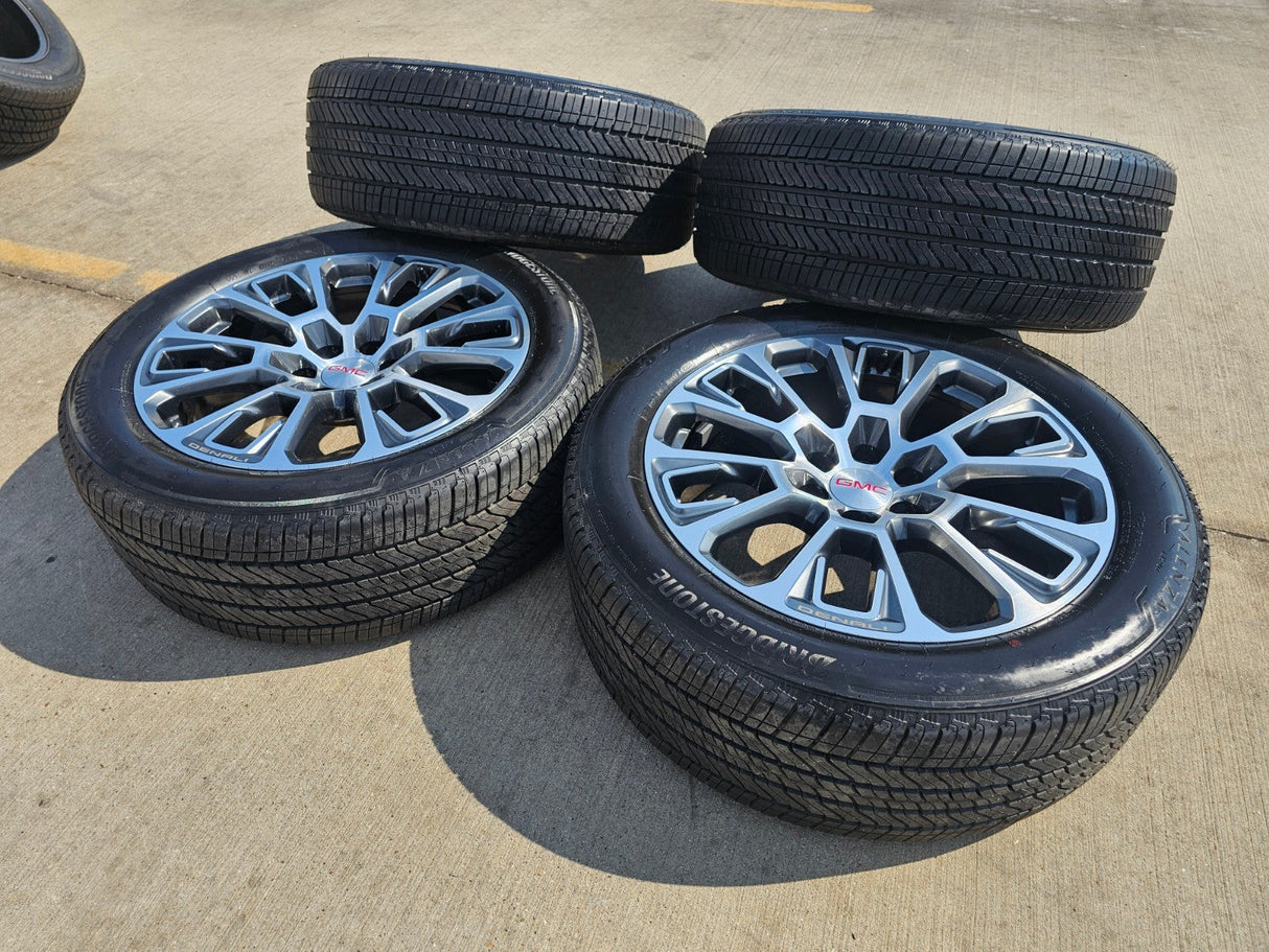 22" GMC Yukon Sierra DENALI OEM wheels rims Tahoe 2024 2025 2026 NEW Texas Truck Tire