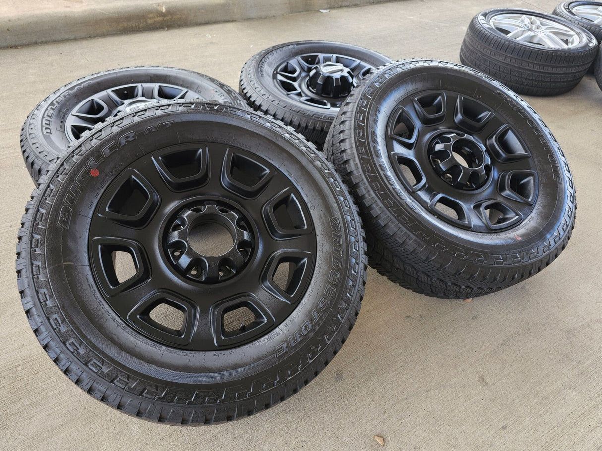 20" Ford F-250 F-350 OEM Lariat Platinum wheels rims 10486 tires 2024 2025 2026 Texas Truck Tire