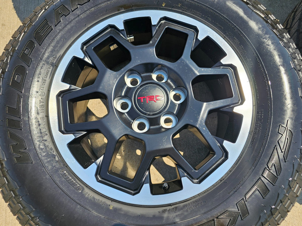 18" Toyota Tacoma 4Runner TRD OEM 94199 wheels rims 2024 2025 2026 NEW Texas Truck Tire