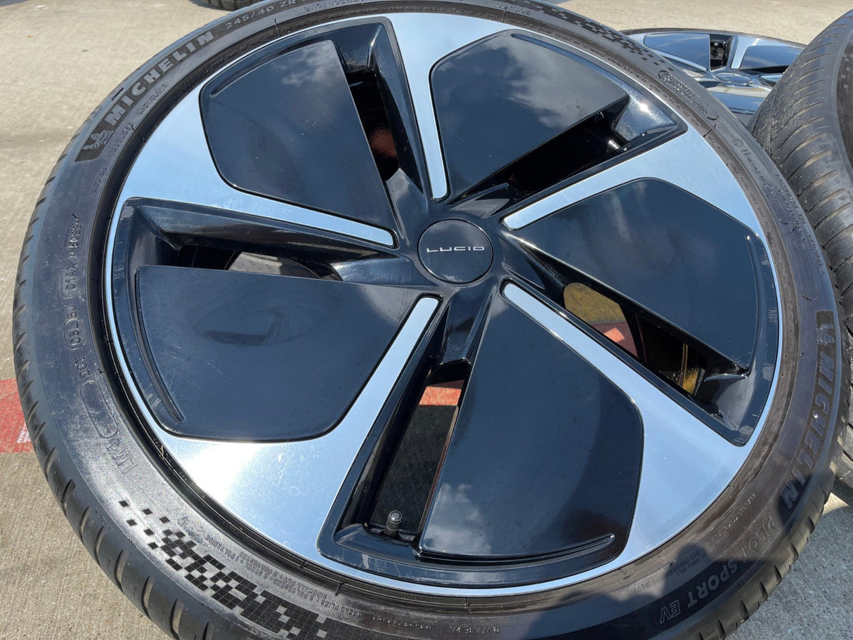 20" Lucid Air OEM Grand Touring 95709 95710 wheels rims 2022 2023 2024 2025 2026 Texas Truck Tire