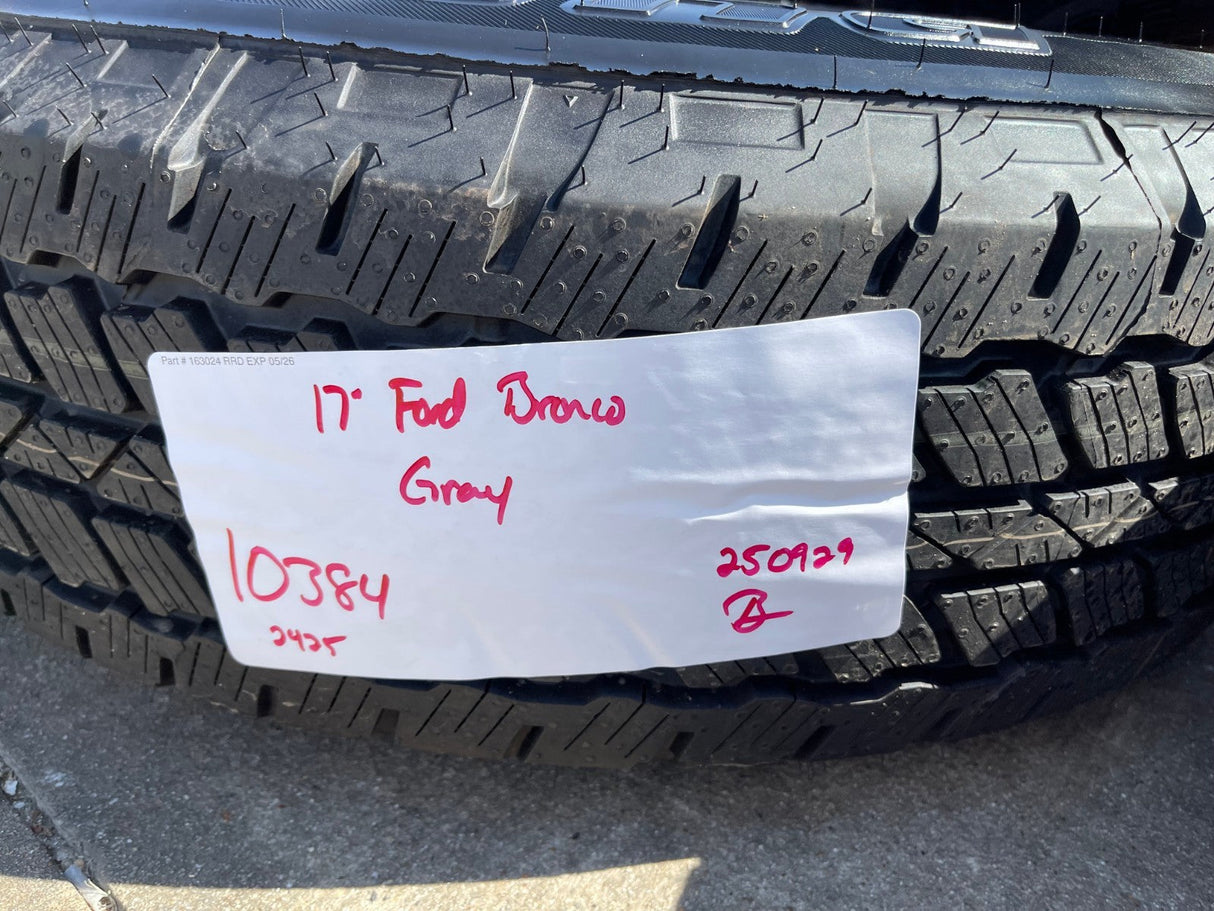 17" Ford Bronco HERITAGE wheels rims OEM tires NEW 10384 NEW Texas Truck Tire