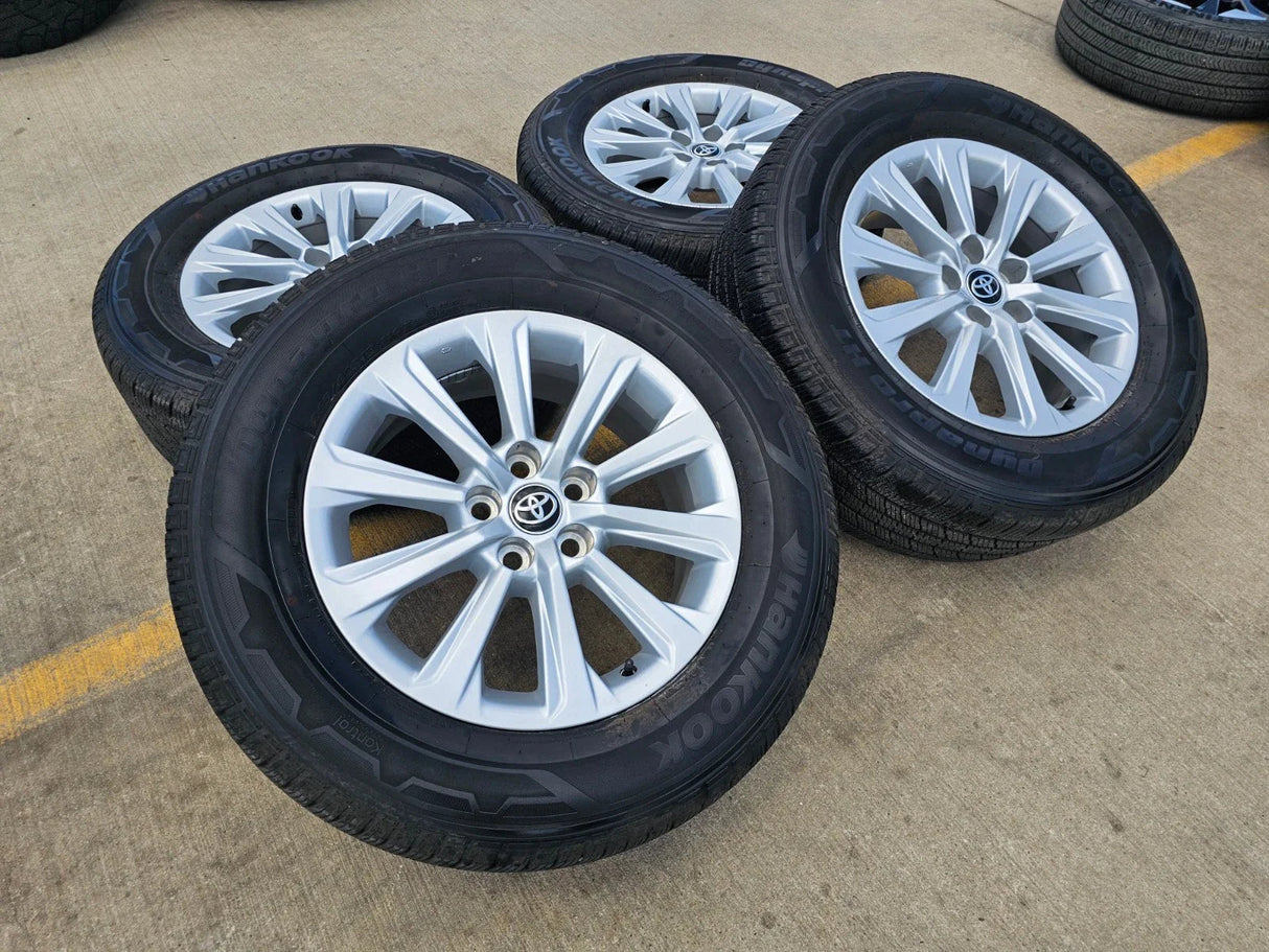 18" Toyota Grand Highlander OEM 10525 wheels rims Lexus TX350 2024 2025 NEW Texas Truck Tire